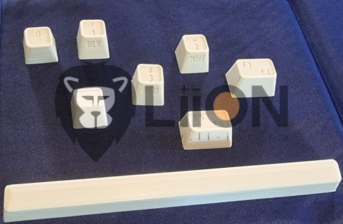 Commodore 64 3D nyomtatott pótbillentyűk