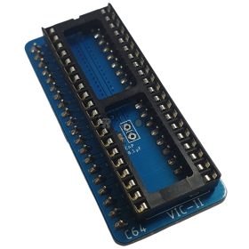 Commodore 64 VIC-II 8565/8562 to 6569/6567 adapter