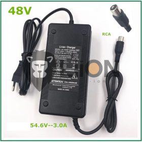 Elektromos kerékpár töltő Li-Ion 48V 3,0A RCA
