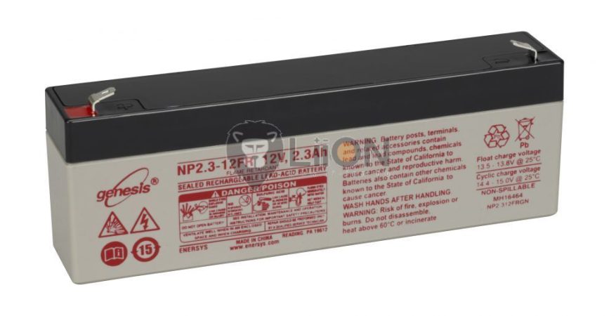 Genesis NP battery 12V 2,3Ah - Wide range of Lítium-Ion 