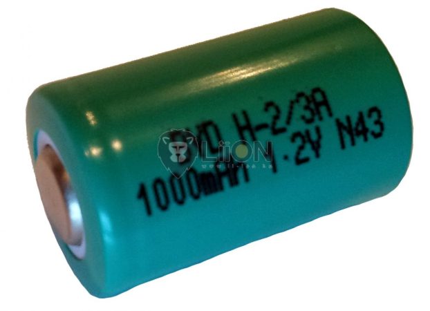 Ni-Mh 1,2V 1100mAh 2/3A battery cell - Wide range of Lítium-Ion ...